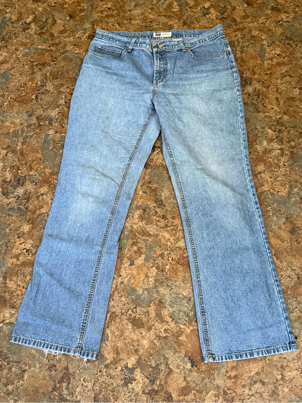 Faded Glory Boot Cut Denim Jeans Women's‎ Average 14 Cotton